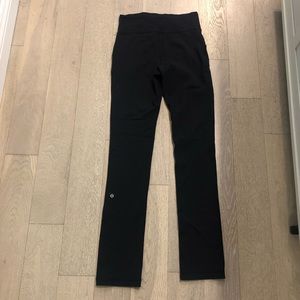 Black size 8 (Tall) lululemon pants with pockets!